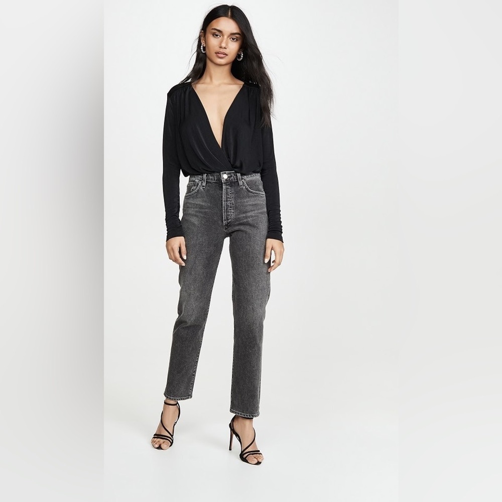 NWT Free People Intimately Turnt Bodysuit Black Large